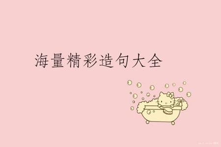 海量精彩造句大全