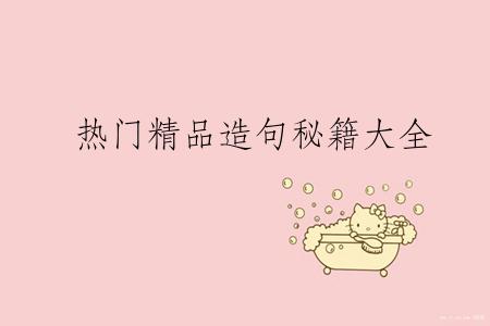 热门精品造句秘籍大全